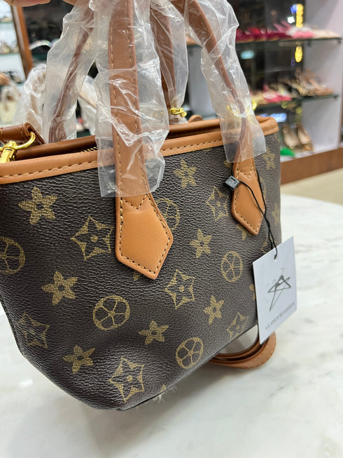 Monograms Print Mini Hand and Sling Bag